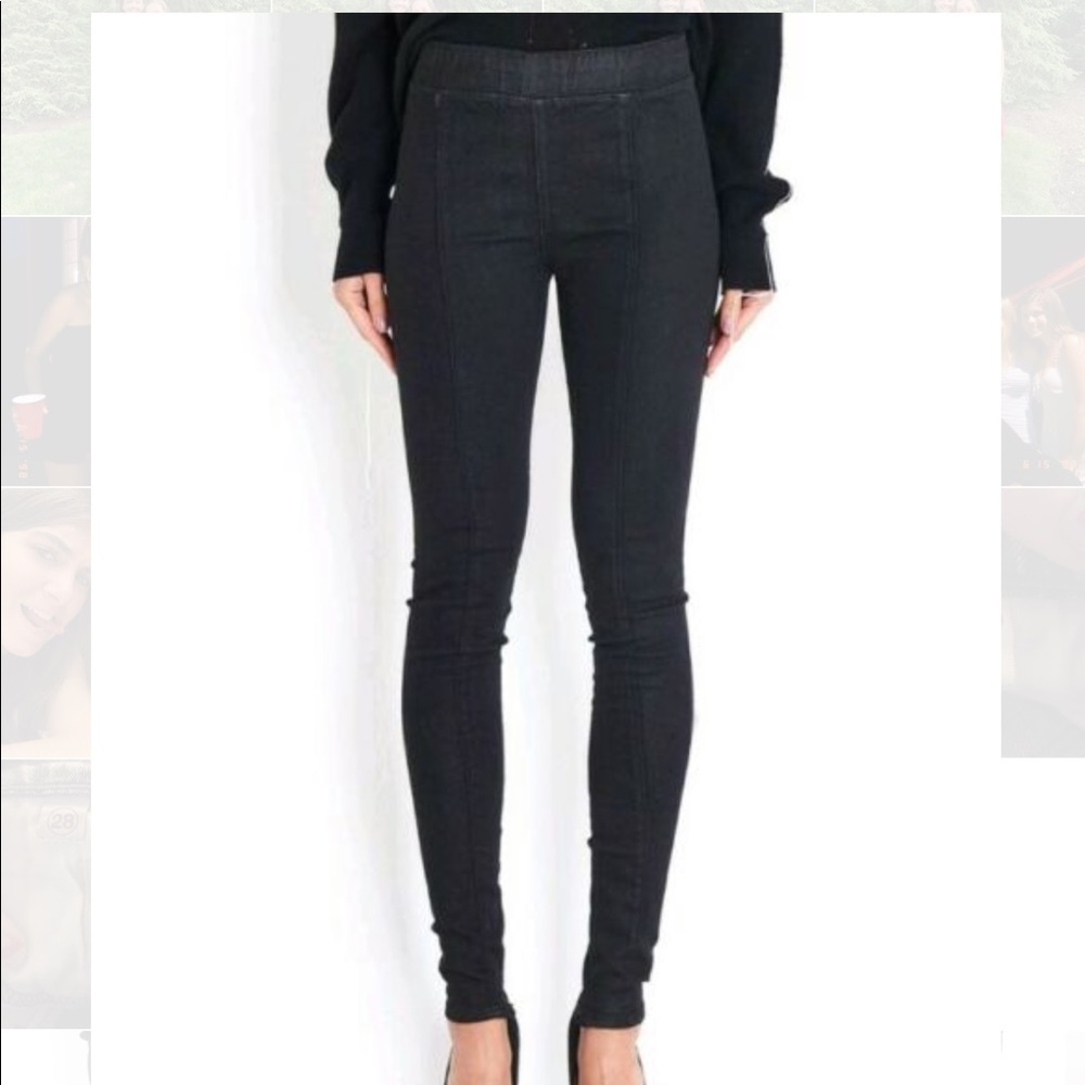 Helmet Lang Seamed Skinny Legging